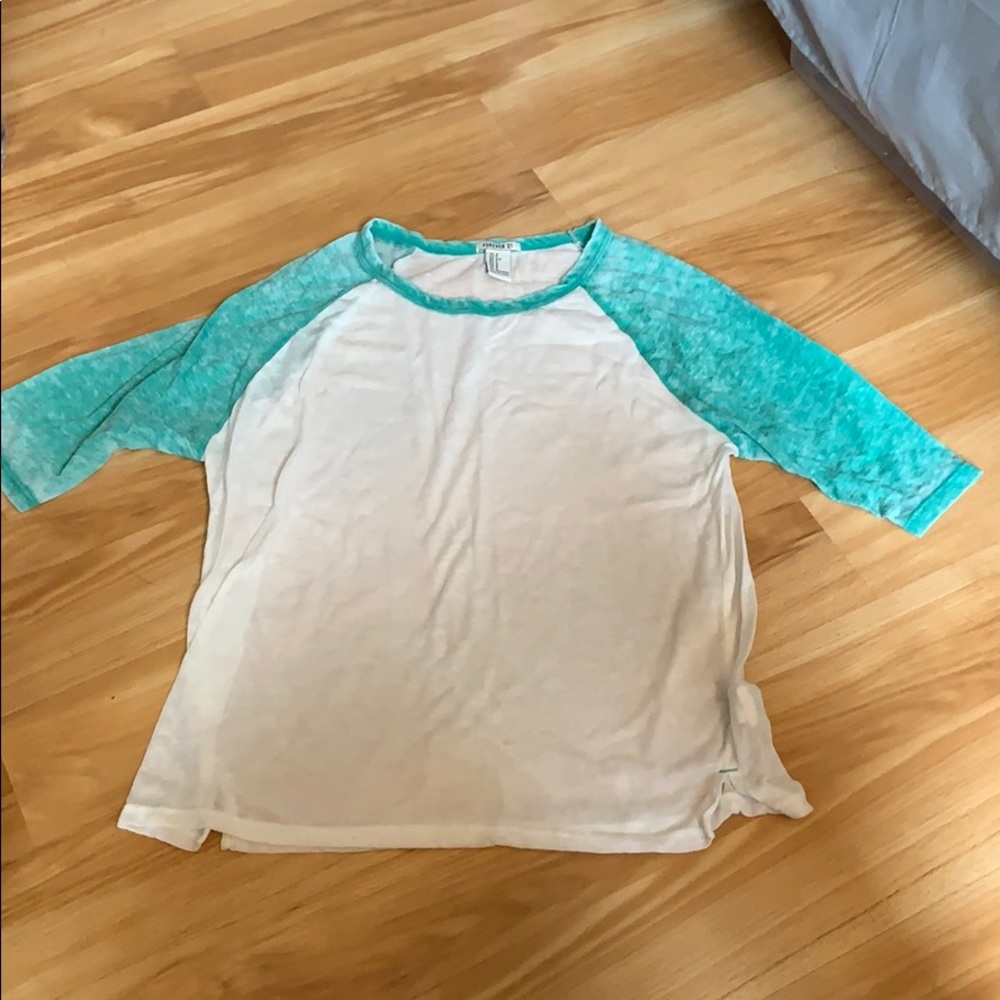 Baseball style tee